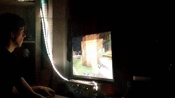 Arduino Adalight RGB LED strip Minecraft Lighting