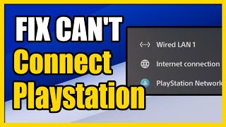 How to Fix Internet when Playstation Network Failed on PS5 but Internet Works on Other Devices