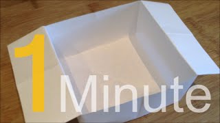 Do you have some A4 paper lying around? Why not make a box? It only takes a minute! □Please□ If you enjoyed this video, please 