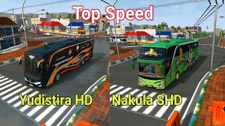 Top Speed Bus Yudistira HD dan Nakula SHD tronton - Bussid 3.6.1 screenshot 4