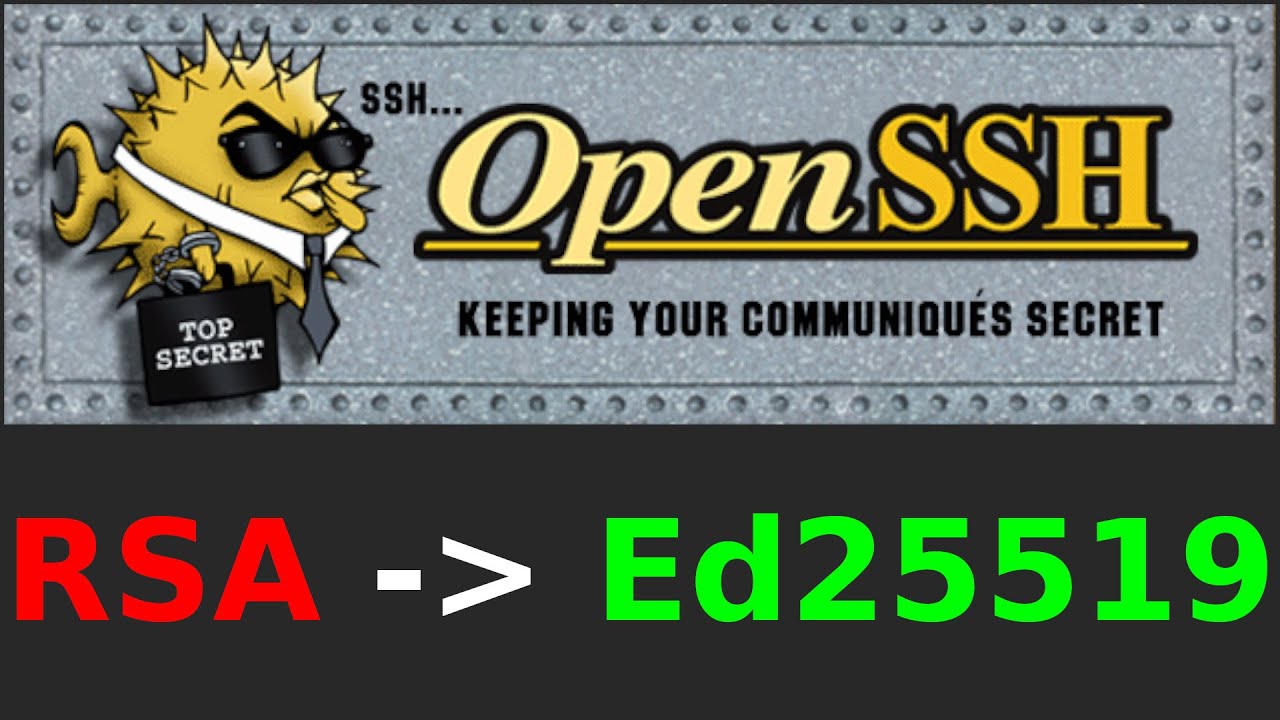 Switching From An RSA SSH Key To Ed25519 On Ubuntu 22 04 YouTube