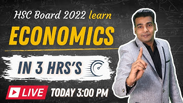 LEARN ECONOMICS IN 3 hrs Crash Course | HSC 2022 | Eco Full Revision | Ajay Sir | Bose Of Commerce