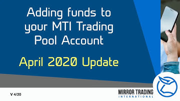 How to add funds to your MTI Pool Account