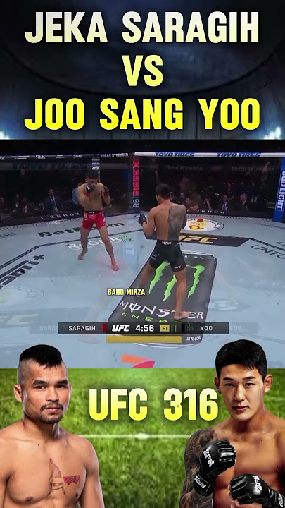 Jeka Saragih vs Joo sang yoo ufc 316 🇮🇩 vs 🇰🇷 #jekasaragih