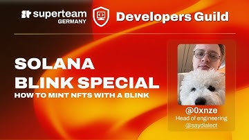 Solana Blink Special - How to mint NFTs with a Blink