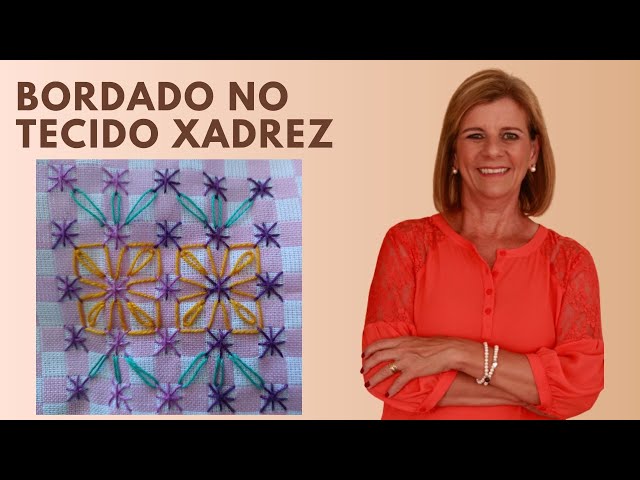 bordado tecido xadrez – Ateliê na TV