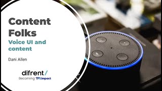 Designing for voice user interface