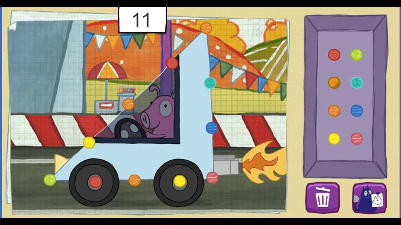 Peg + Cat Rock Art Learning Game YouTube