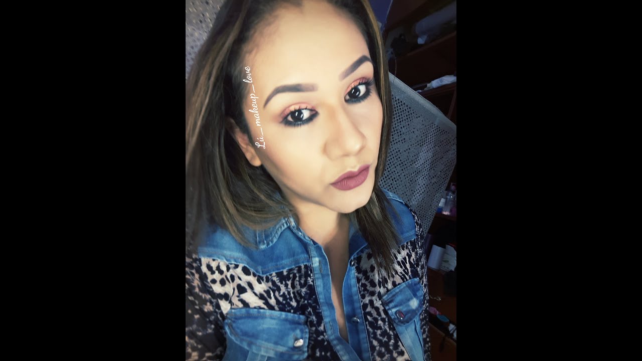 LOOK EN TONO ROSEGOLD SIN PESTAÑAS POSTIZAS ( NO LASHES LOOK)