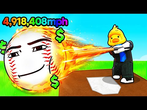 I Hit 9,429,418 HOME RUNS in Roblox Baseball Training!
