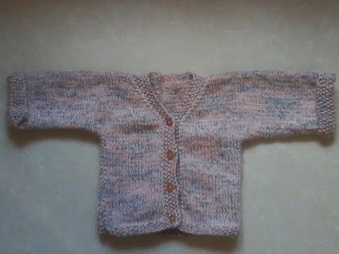 Tuto Tricot Gilet Bebe Tricoter Un Gilet Bien Chaud Youtube