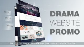 DRAMA WEBSITE PROMO ► [ AFTER EFFECTS TEMPLATES ]