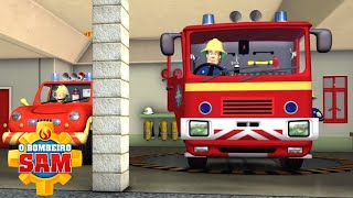 No caminhão de bombeiros! ⭐️ O Bombeiro Sam | Resgate de bombeiro | Desenhos