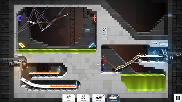Bridge Constructor Portal   level 30 low budget solution