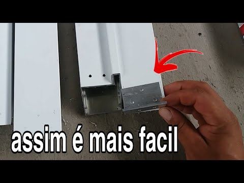 Portao de aluminio passo a passo - YouTube
