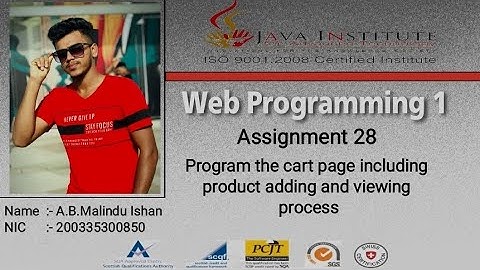 Program the cart page including product adding and viewing process | web project | Task 28