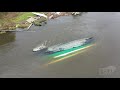 09-17-2020 Ono Island, AL - Hurricane Sally Storm Surge - Drone of Destroyed Boats and Coastline
