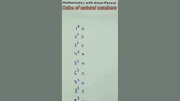 Cube of natural numbers #shorts#short#video#youtubeshorts#viral#trending#maths#tiktok#reels