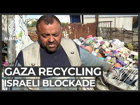 Israeli blockade hinders Gaza waste management