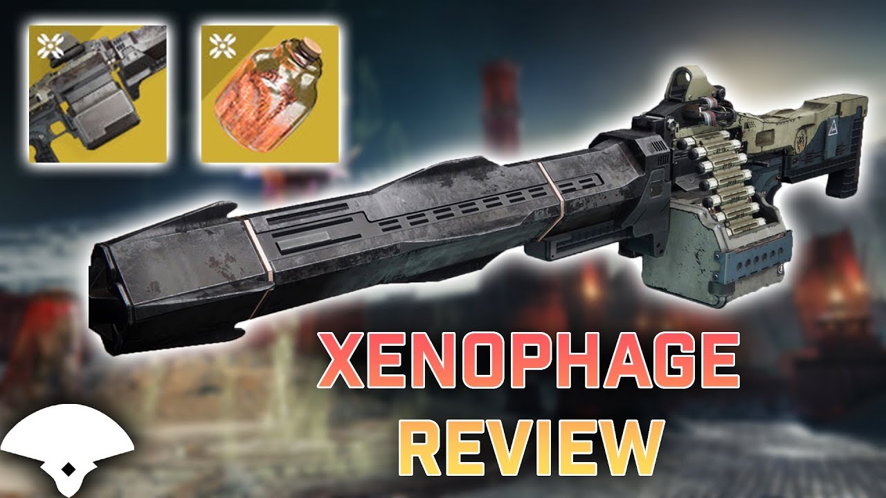 Destiny 2 Shadowkeep Xenophage Exotic Review LongRange LMG Sniper