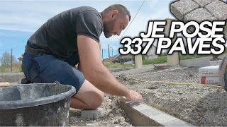 On commence l'aménagement de ma maison ! #1 (Pose des Bordures)