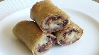 Chocolate Banana Spring Rolls | Dessert Recipe