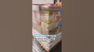Pallet Stretch Wrapping | uniform stable load👍 #buhaycanada #orderpacking #pinoycanada #warehouse