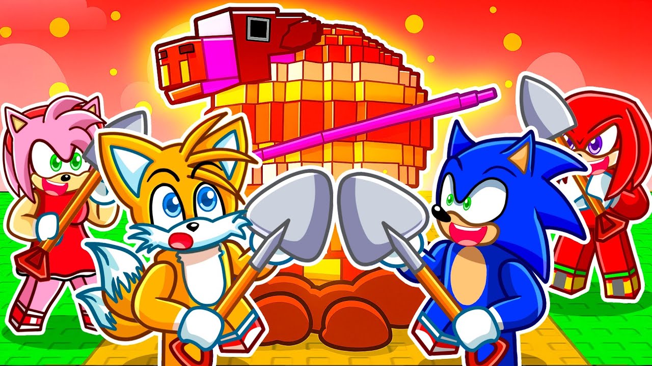 Sonic Juega Cava un BRAINROT en Roblox!