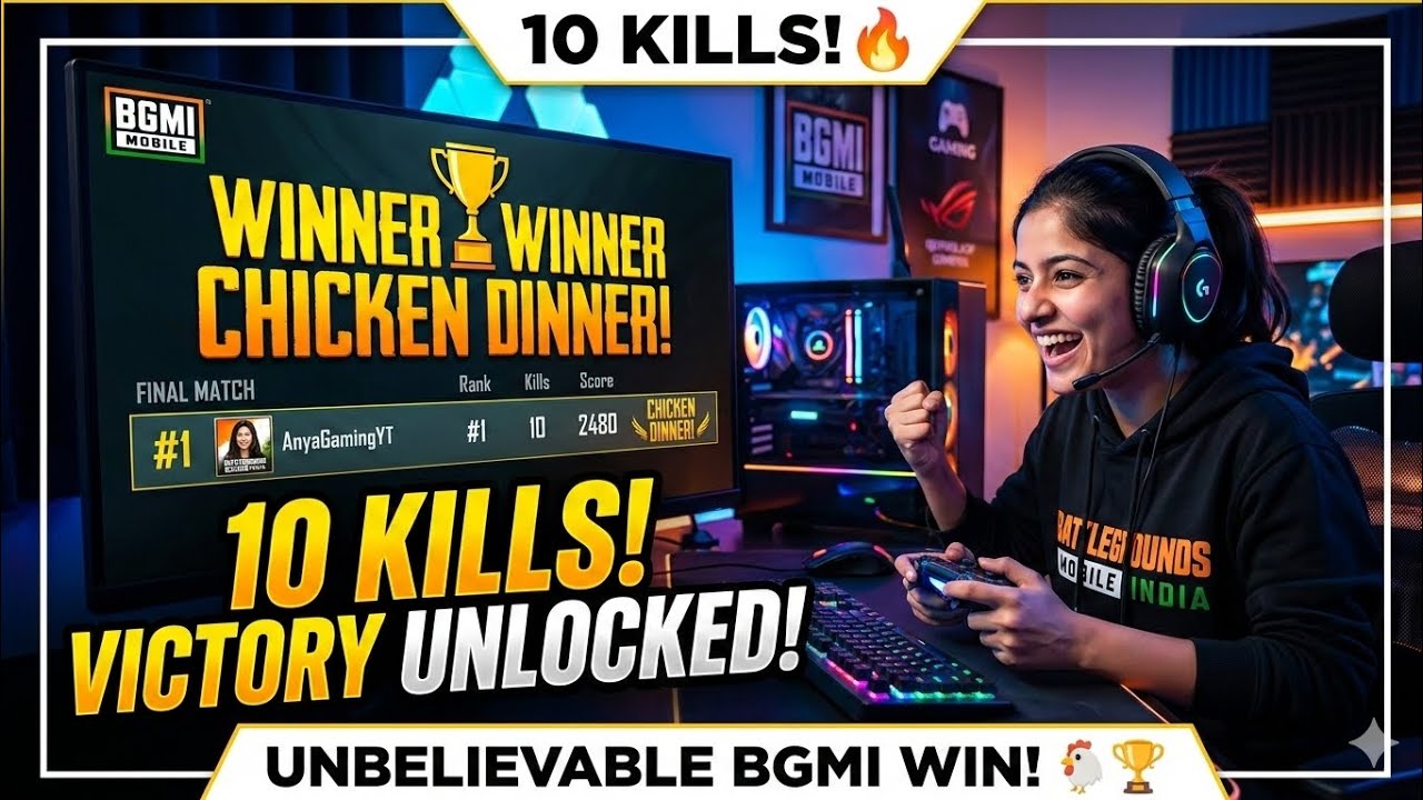 10 Kills Challenge Completed! 😎 Victory is ours! @tapati gaming