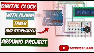 Arduino Tutorial: Building a Digital Clock with Alarm, Timer, and Stopwatch