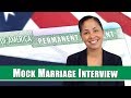 Mock green card marriage interview  immigration interview  graylaw tv