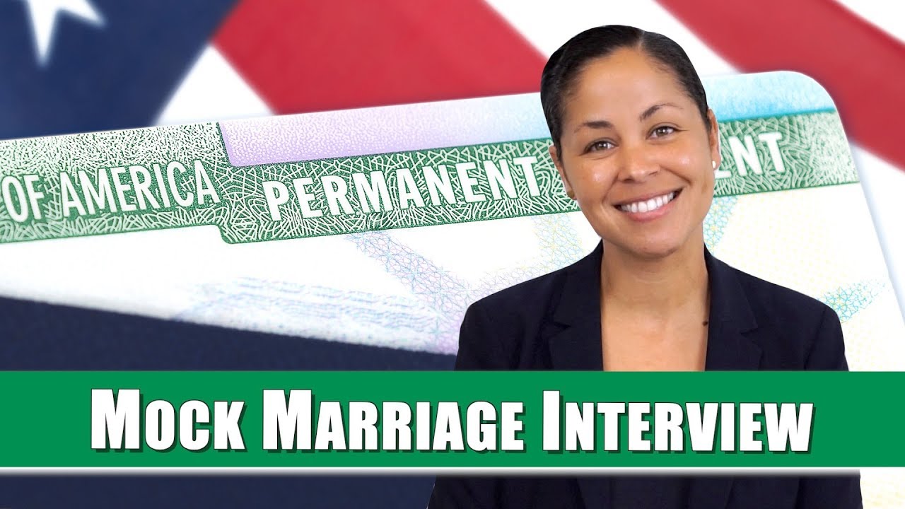 Mock Green Card Marriage Interview - Immigration Interview - GrayLaw TV - YouTube