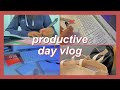 Productive day vlog  study log 001 study motivation