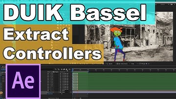 DUIK Bassel Extract Controllers of Rigged Character to New Composition