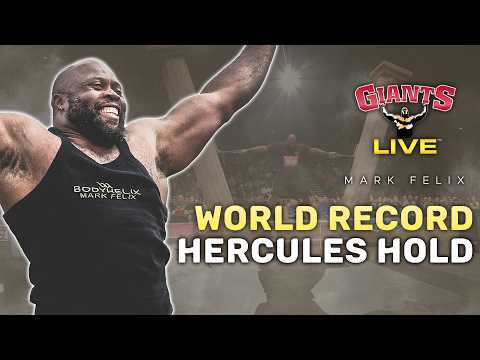 Felix does it AGAIN! Another epic WORLD RECORD from the 53 year old strongman!