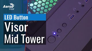 AeroCool Visor Mid Tower Case - How to Control the RGB Lighting with the PC LED Button screenshot 5