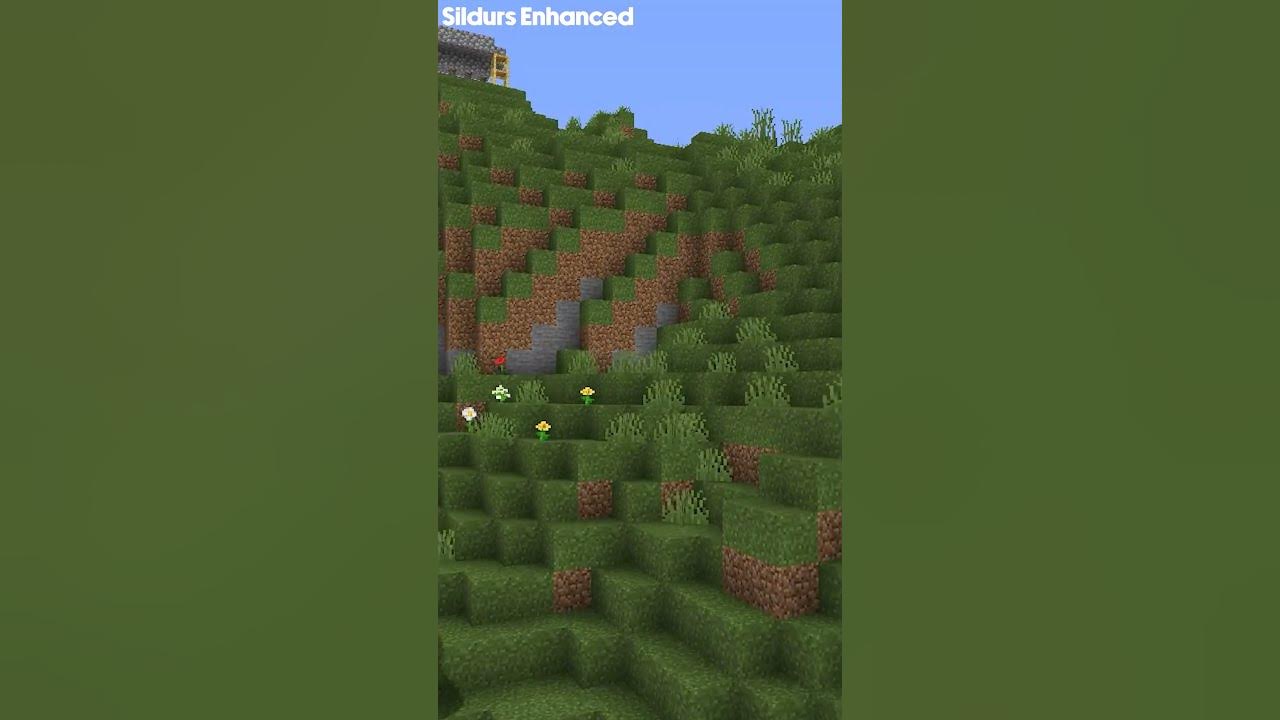 Cobain 1 hari di minecraft pake shader sildurs enhanced default youtube