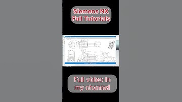 Siemens NX Part modeling tutorial, #cad #cam #autocad #autocadblocks