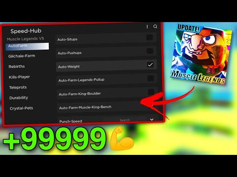 Project Legends Script Gui Hydrogen Muscle Legends Script GUI - YouTube