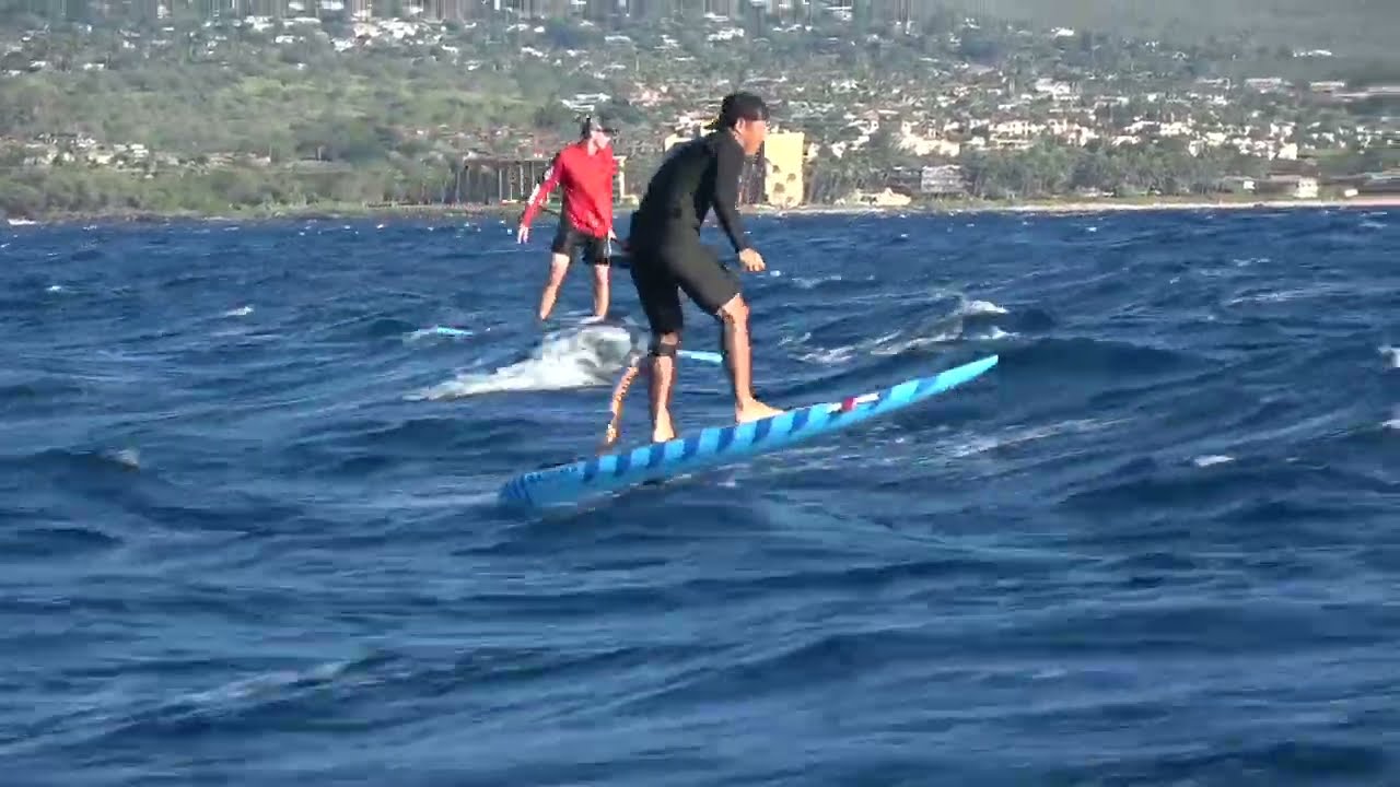 GOFOIL ダウンウインド フォイルテストの様子 