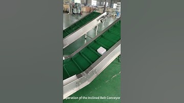 🚀 Inclined Belt Conveyor in Action | Smooth & Efficient Material Handling #conveyors #conveyor
