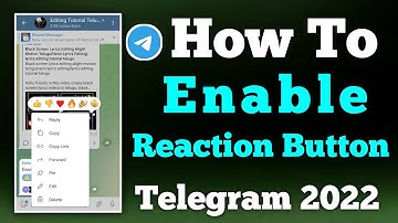 How to Enable Reaction Button On Telegram|Reaction button in telegram|telegram settings in telugu