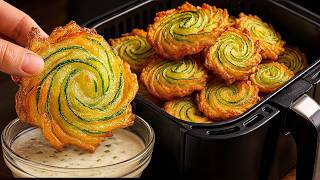 Nobody knows this recipe! A simple crispy zucchini recipe from the Air Fryer!