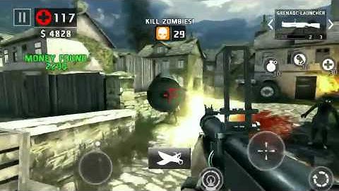 Dead trigger 2 explosive mayhem... Grenade launcher, rocket launcher plus frags and rocket chicke...