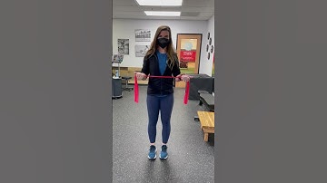 Shoulder external rotation to serve (with progression to overhead press)