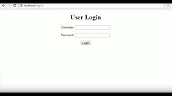 PHP MySQL login form with XAMPP - Durasi: 25.20. 
