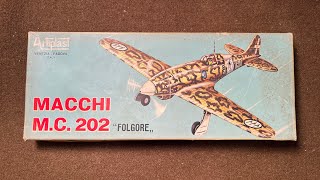 Artiplast 1960s Macchi MC. 202 Italian Vintage Model Airplane Kit unboxing review