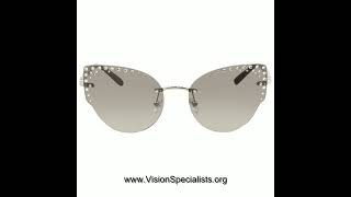 Michael Kors Womens StAnton MK1058B MK 1058 B 100111 Silver Sunglasses 57mm SilverGems Grey Gradien