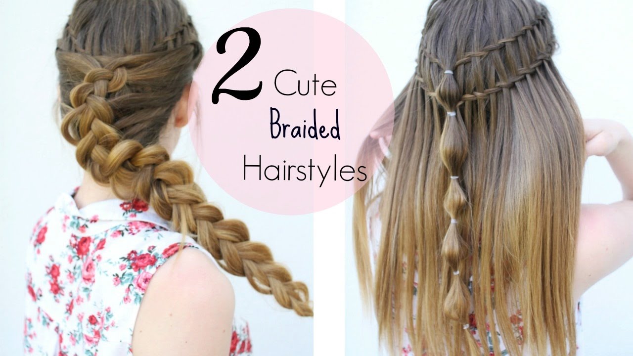 2 Braided Hairstyle Ideas | Heatless Hairstyles | Braidsandstyles12 ...