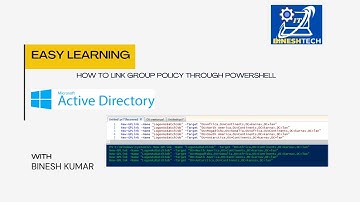 How to Link Group Policy object through PowerShell